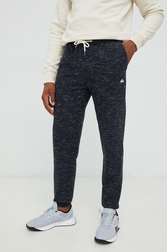 Quiksilver spodnie dresowe melanż czarny EQYFB03299