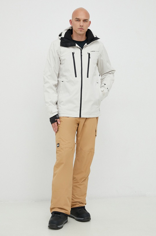 Quiksilver pantaloni Porter EQYTP03145 bej AW22