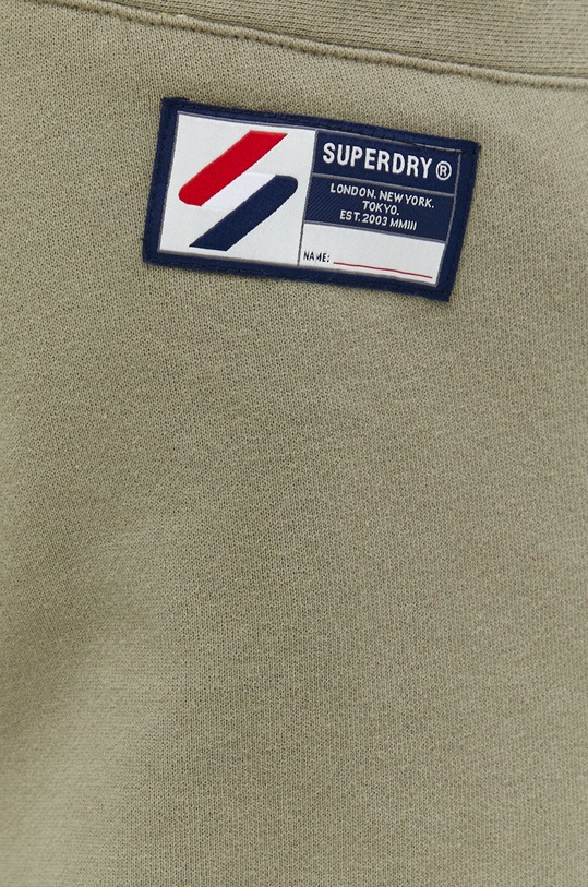Superdry spodnie dresowe bawełniane zielony M7010815A.GWK