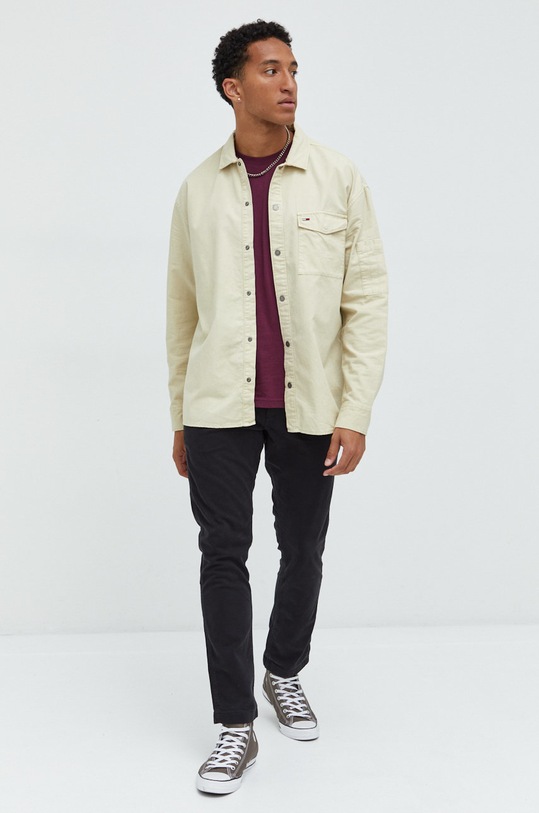 Superdry spodnie M7010936A.12A czarny AW22