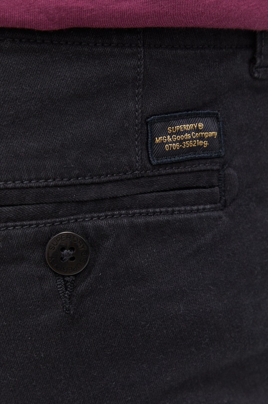 Superdry spodnie czarny M7010936A.12A