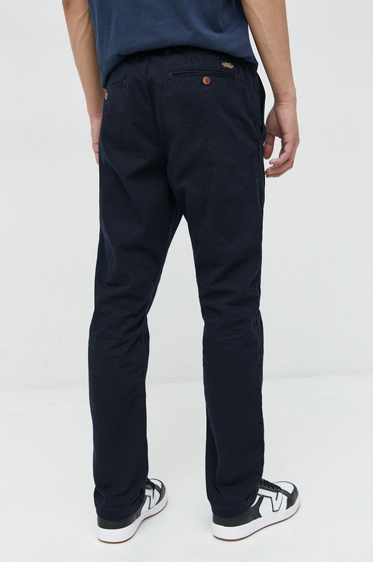 Odzież Superdry spodnie bawełniane M7010936A.17G granatowy