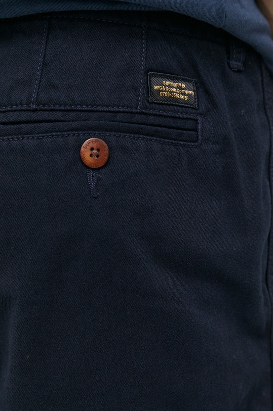 Superdry spodnie bawełniane granatowy M7010936A.17G