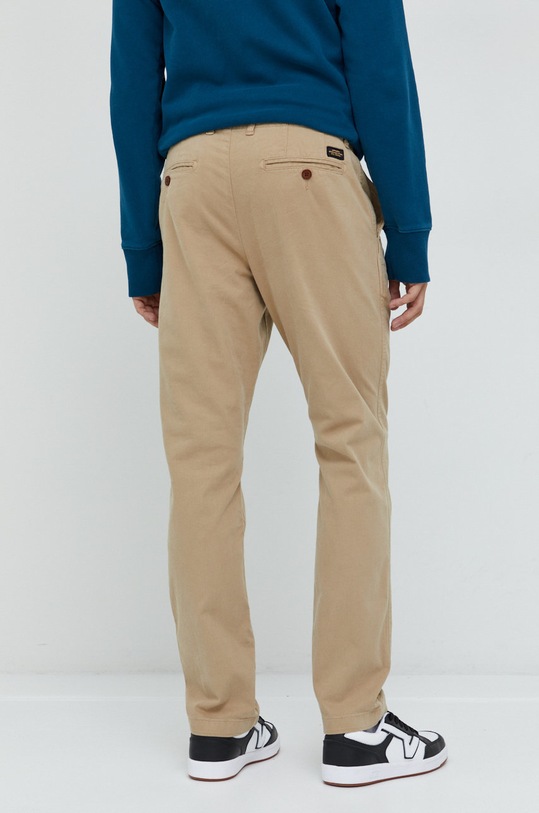 Odzież Superdry spodnie M7010936A.C35 beżowy