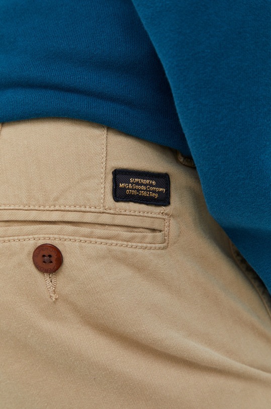 Superdry spodnie beżowy M7010936A.C35