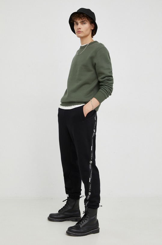 G-Star spodnie dresowe bawełniane bawełna czarny D22022.D174