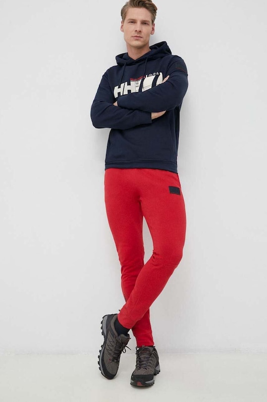 Helly Hansen spodnie dresowe 53884 czerwony AW22