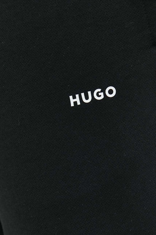 Bavlněné tepláky HUGO černá 50475992