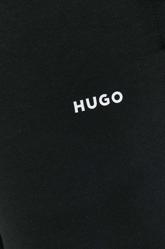 HUGO spodnie dresowe bawełniane czarny 50475992