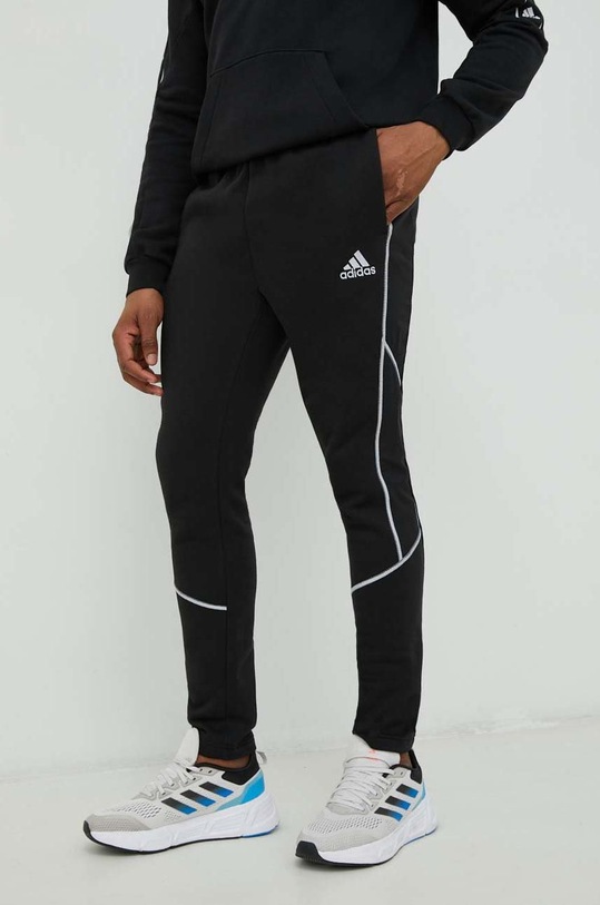 Tepláky adidas pletenina černá HL6912