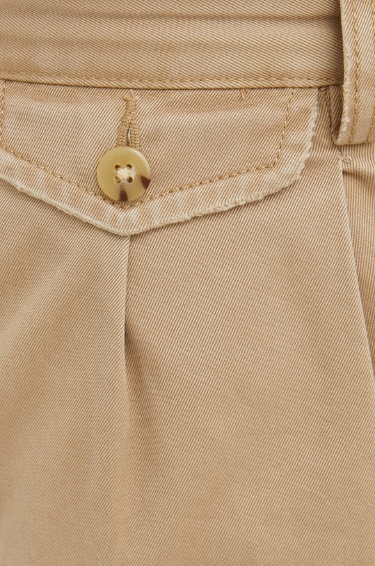 Bavlněné kalhoty Polo Ralph Lauren béžová 710850209003