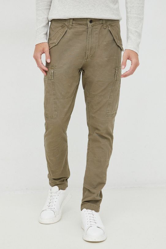 Βαμβακερό παντελόνι Polo Ralph Lauren βαμβάκι πράσινο 710877831002