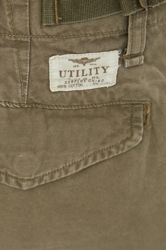 Βαμβακερό παντελόνι Polo Ralph Lauren πράσινο 710877831002