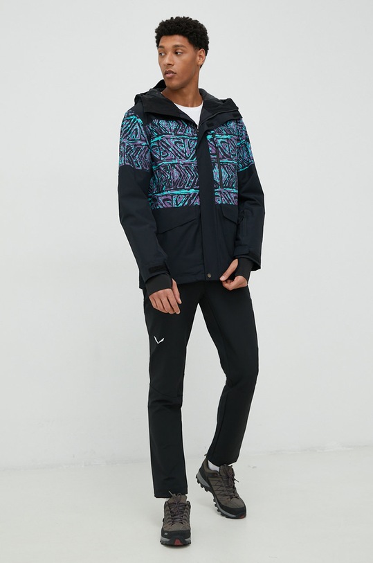 Salewa spodnie outdoorowe Puez Dolomitic 2 00.0000028484 czarny AW25