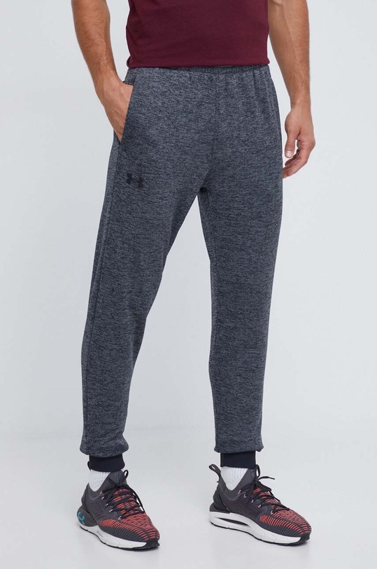 Under Armour pantaloni de trening Armour Fleece tricotaj gri 1373362