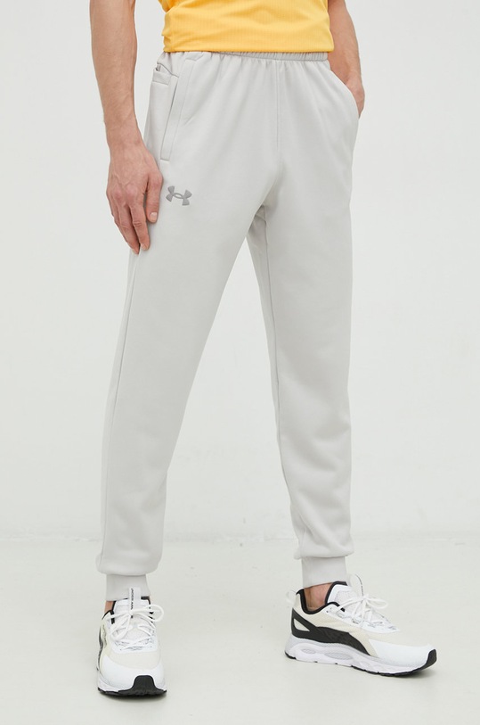 Under Armour pantaloni de trening Armour Fleece tricotaj gri 1373362