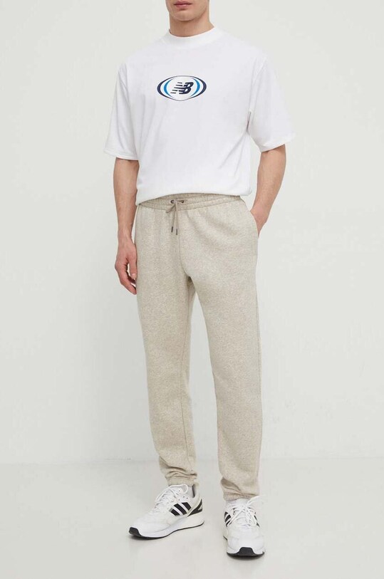 Under Armour pantaloni de trening tricotaj bej 1373882
