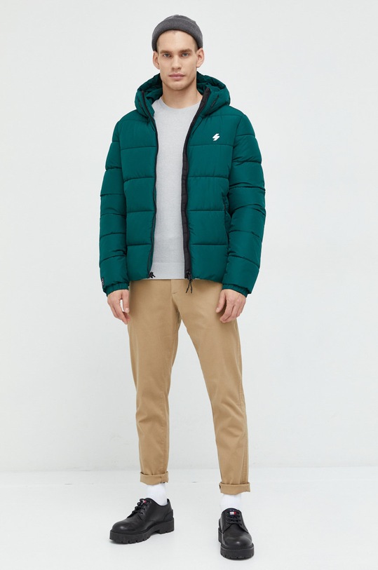Abercrombie & Fitch spodnie z elastanem beżowy KI130.2614.475