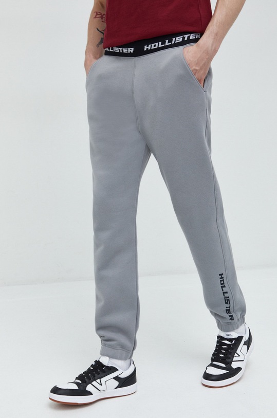 Спортен панталон Hollister Co. KI334.2840.120 сив AW22