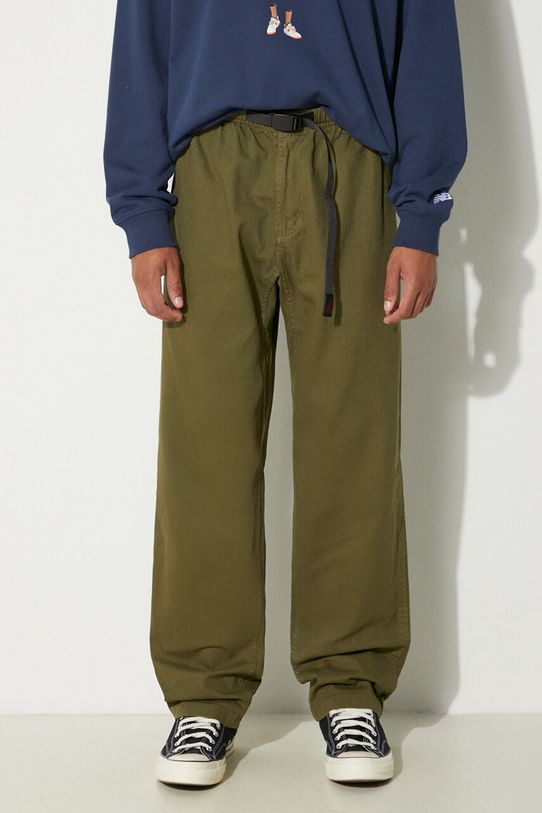 Gramicci pantaloni in cotone Gramicci Pant cotone verde G102.OGT
