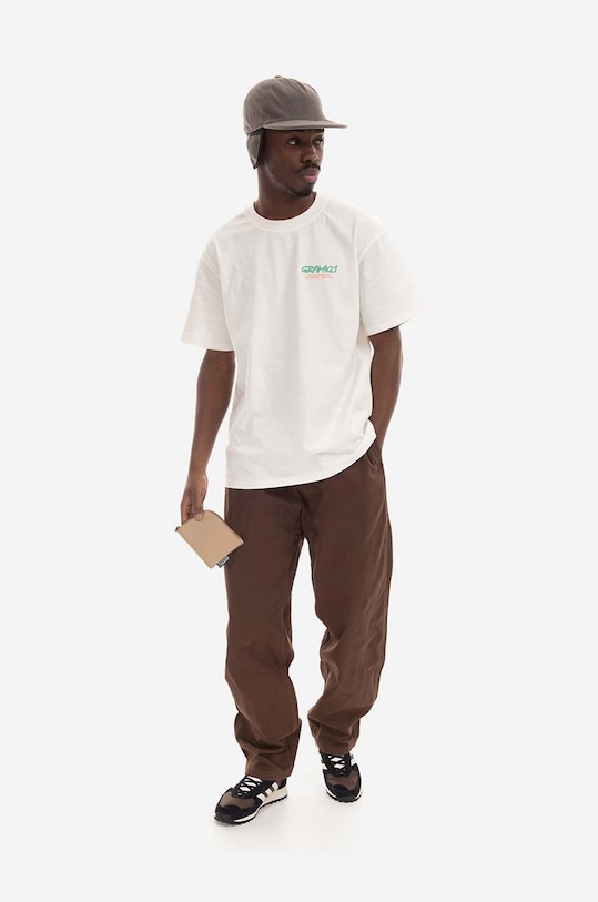 Gramicci pantaloni in cotone Gramicci Pant G102.OGT marrone SS25