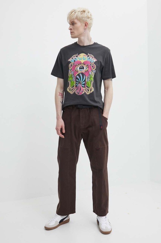 Gramicci spodnie bawełniane G105.OGT brązowy SS25