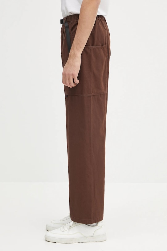 Gramicci pantaloni in cotone G105.OGT marrone SS25