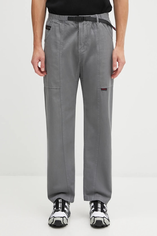 Gramicci spodnie bawełniane Gadget Pant gładkie szary G105.OGT