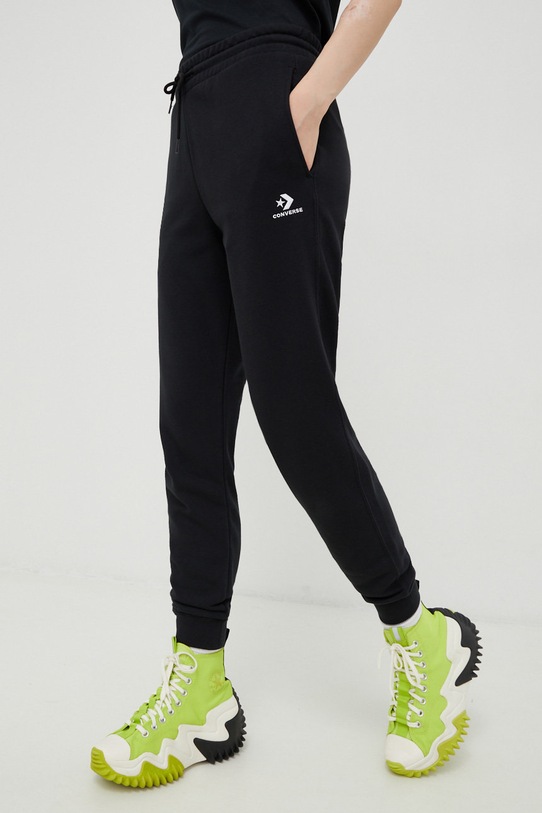 Odzież Converse spodnie dresowe 10023873.A01 czarny