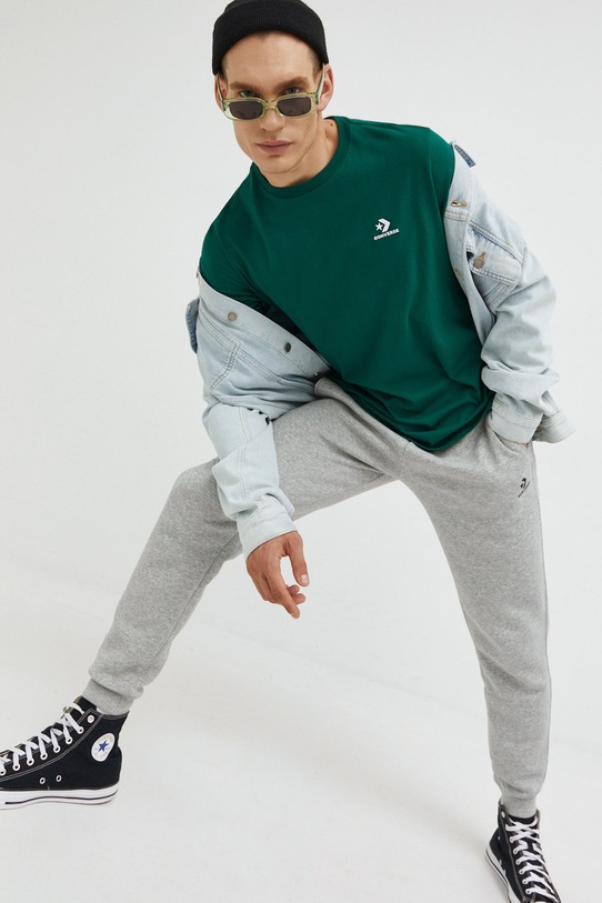 Converse pantaloni de trening 10024521.A05 gri SS24
