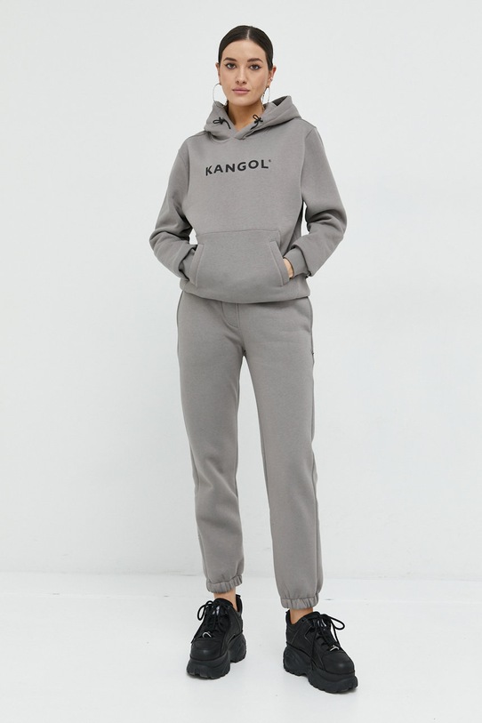 Odzież Kangol spodnie dresowe KAF22USPA105 szary