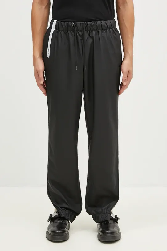 Rains spodnie dresowe Pants Regular 18560 tkanina czarny 18560.01
