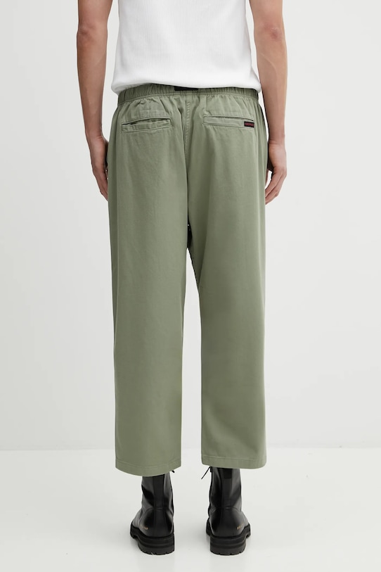 Odzież Gramicci spodnie bawełniane Loose Tapered Pant G103.OGT zielony