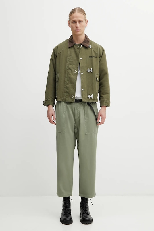 Gramicci spodnie bawełniane Loose Tapered Pant zielony G103.OGT