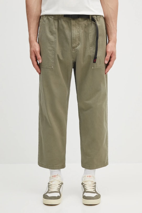 Памучен панталон Gramicci Loose Tapered Pant зелен G103.OGT