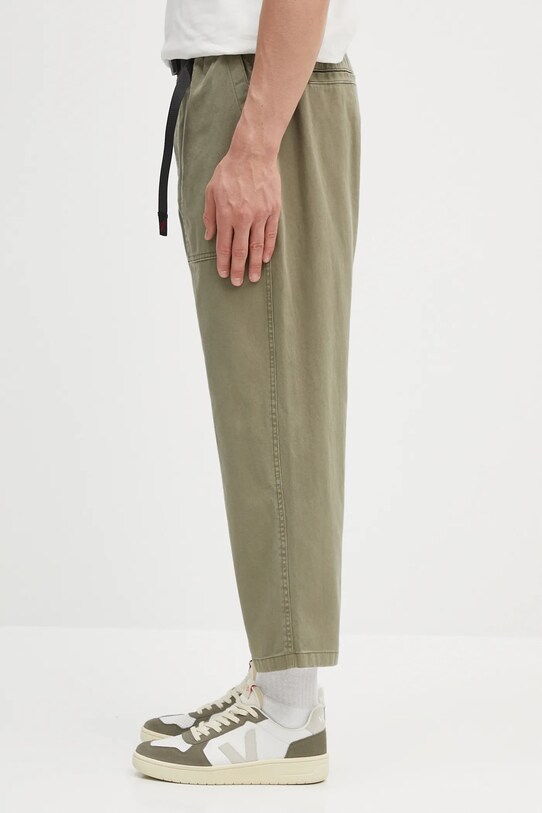 Gramicci cotton trousers Loose Tapered Pant G103.OGT green SS25