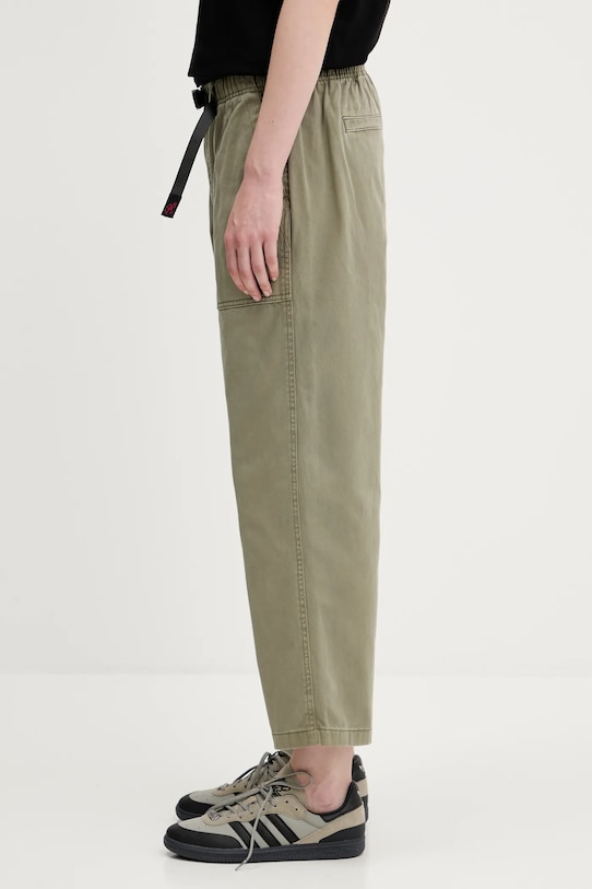 Хлопковые брюки Gramicci Loose Tapered Pant зелёный G103.OGT