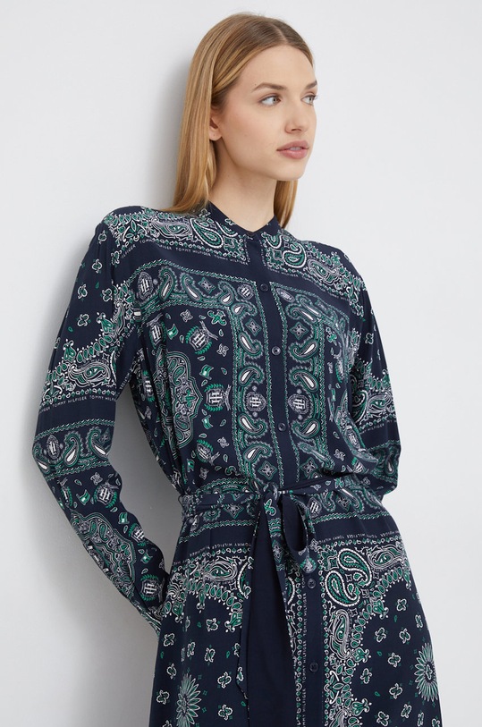 Šaty Tommy Hilfiger námořnická modř WW0WW35131.9BYY