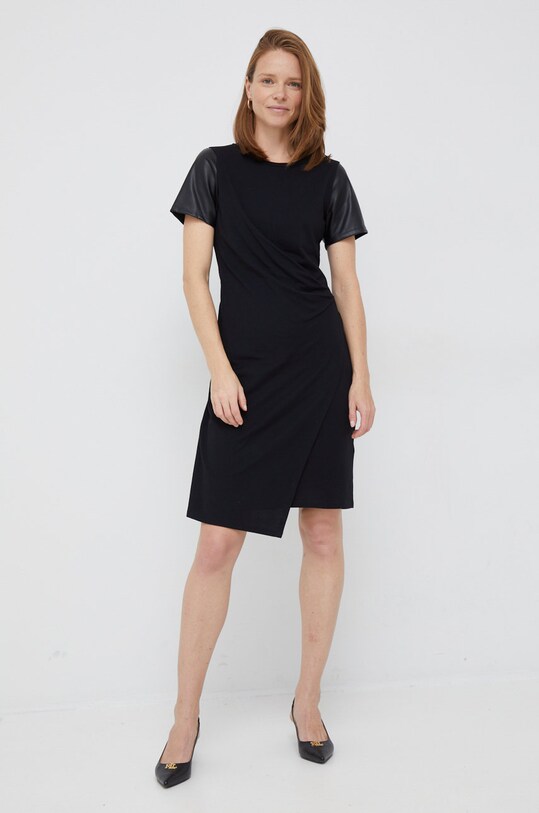 Dkny sukienka casual czarny P2GD0OQQ