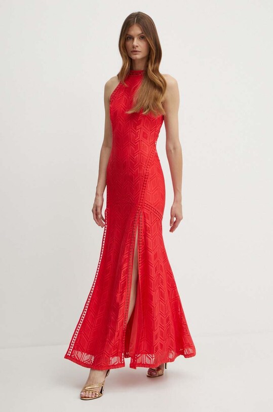Guess sukienka maxi czerwony W2YK96.K3I20