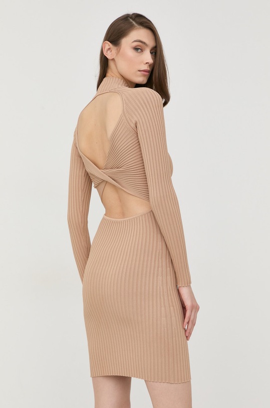 Guess sukienka brązowy W2YK52.Z2U00