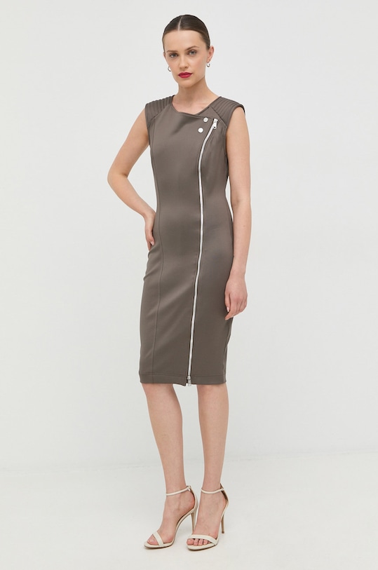 Guess sukienka W2YK21.KB7K2 zielony AW22