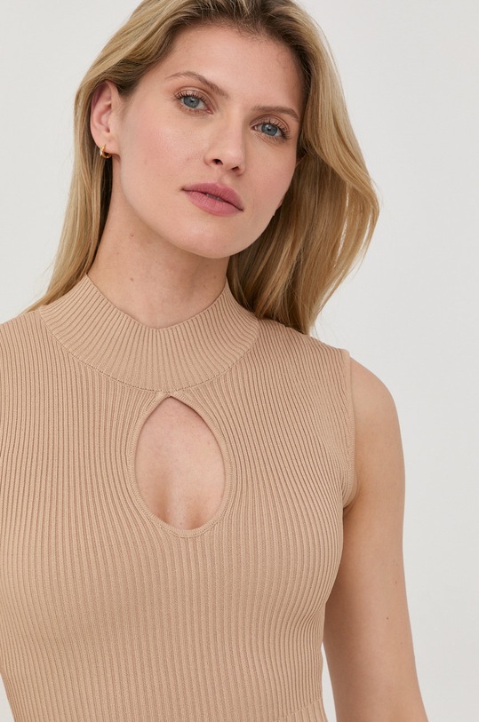 Guess sukienka beżowy W2YK63.Z2U00