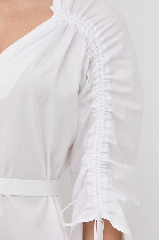 BOSS sukienka bawełniana 50472153 50472153 biały