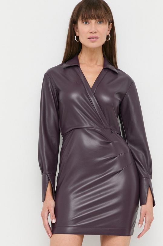 Patrizia Pepe sukienka 8A0986.E005 fioletowy AW22