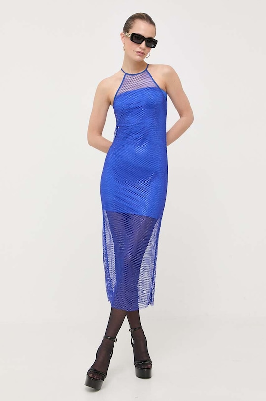 Patrizia Pepe rochie midi albastru 8A1011.A9U8
