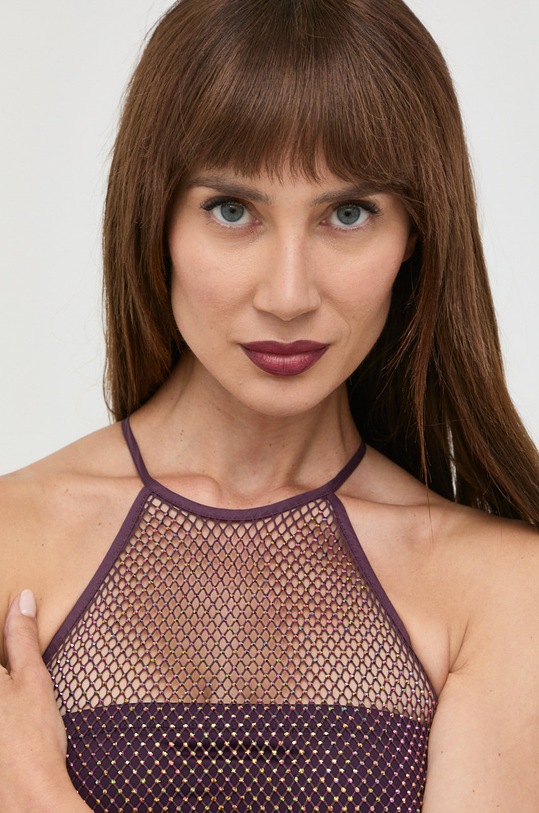 Patrizia Pepe sukienka fioletowy 8A1011.A9U8