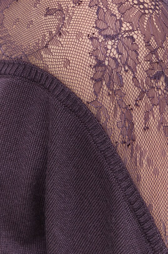 Vlněné šaty Patrizia Pepe 8A1027.KM36 fialová