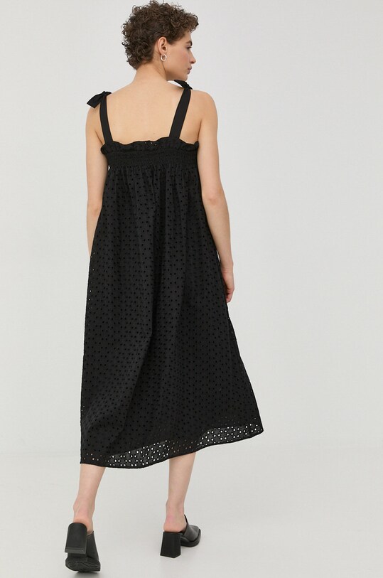 Îmbrăcăminte Bruuns Bazaar rochie din bumbac BBW2855 negru