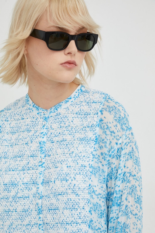 Samsoe Samsoe sukienka niebieski F22200129